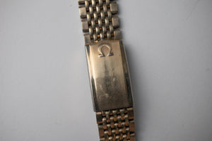 Omega 10KT Gold Plated Beads of Rice Bracelet 18mm 527 Endlinks