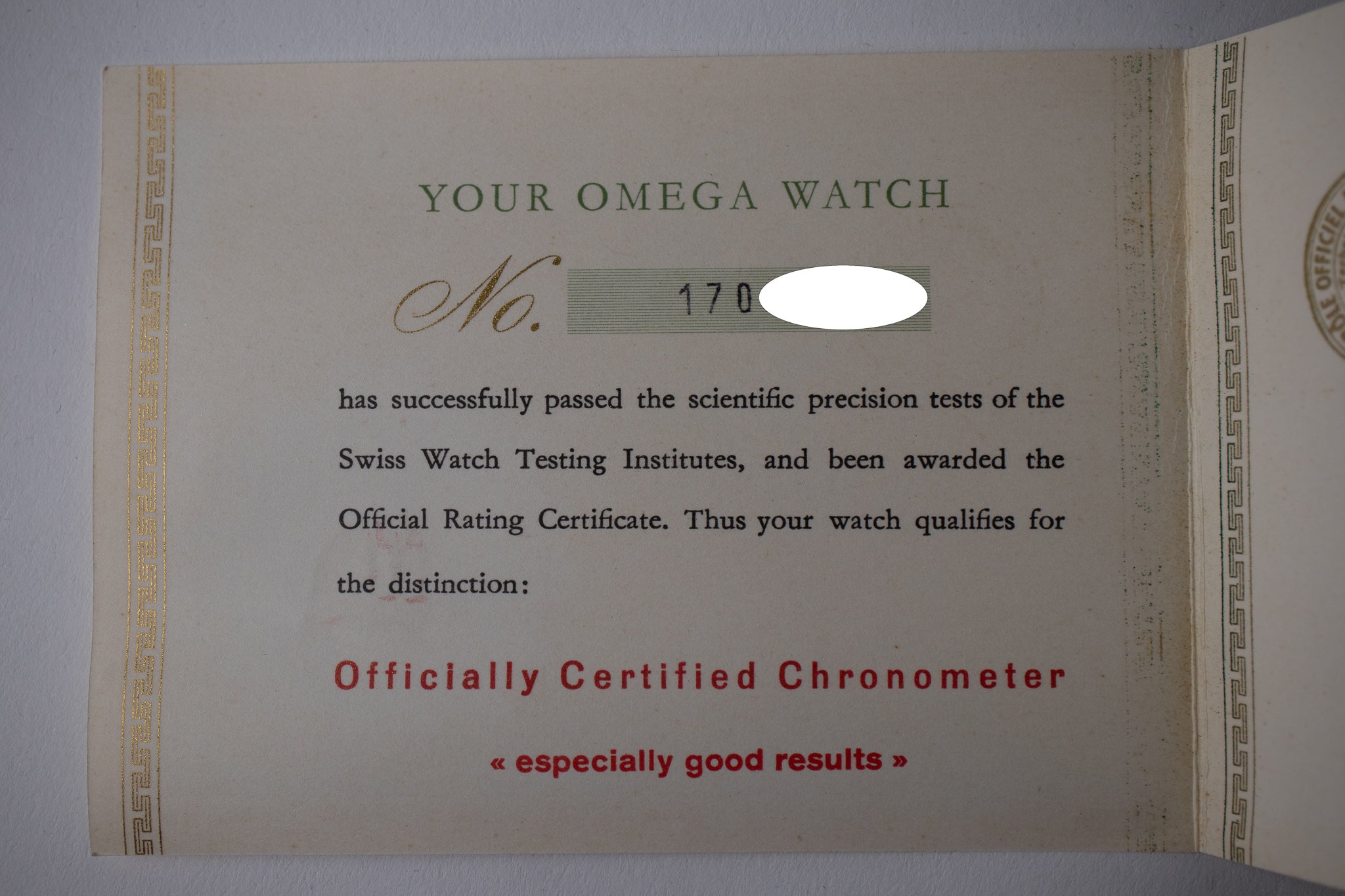 1960 Omega Constellation 14381-7