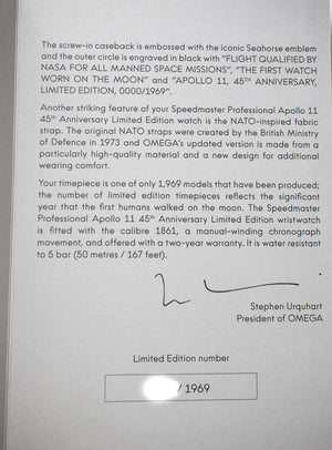 Omega Speedmaster Apollo 11 45th Anniversary