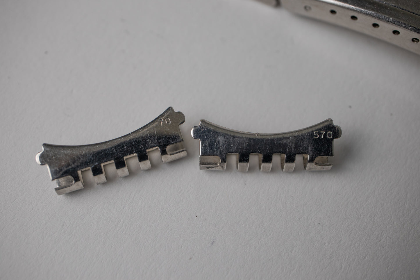 Omega Stainless Steel Beads of Rice Bracelet 18mm 70 Endlinks