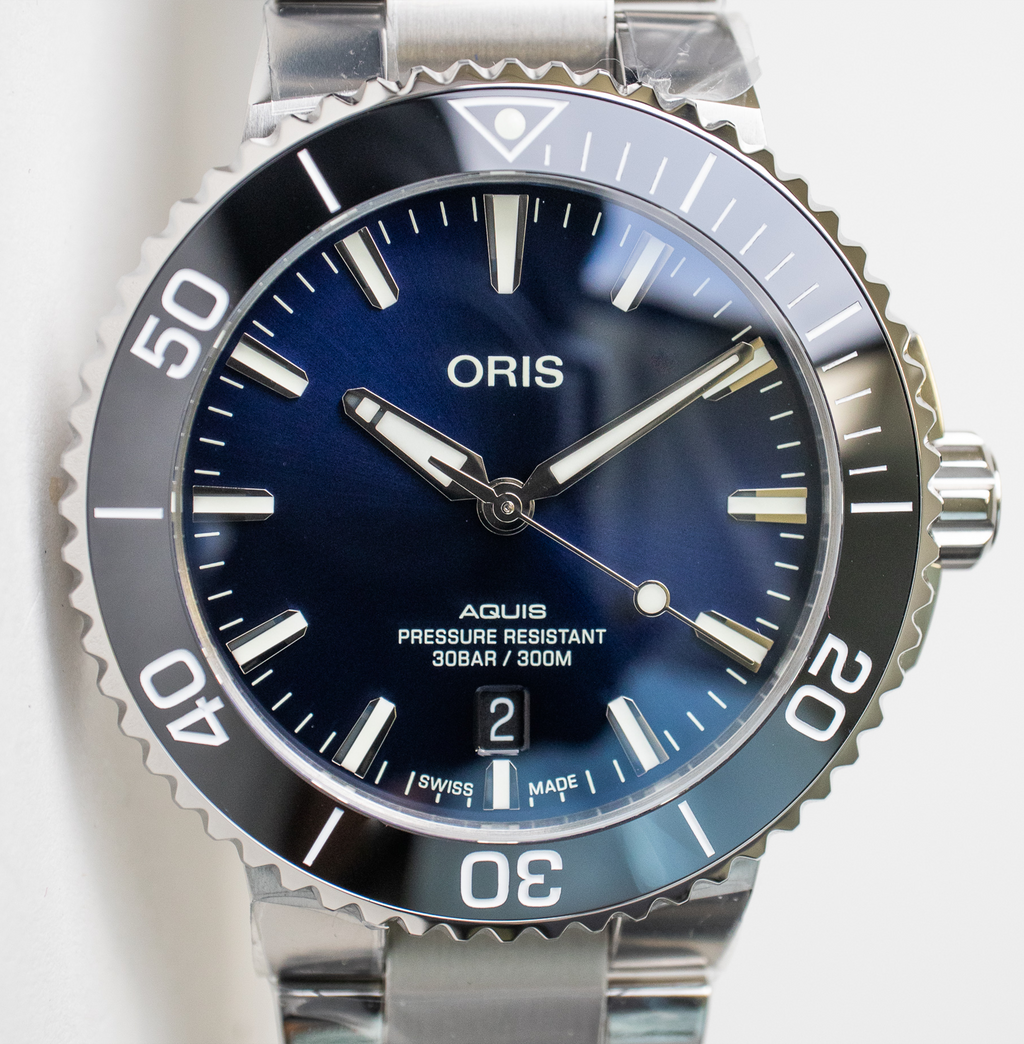 Oris Aquis Date Blue Dial