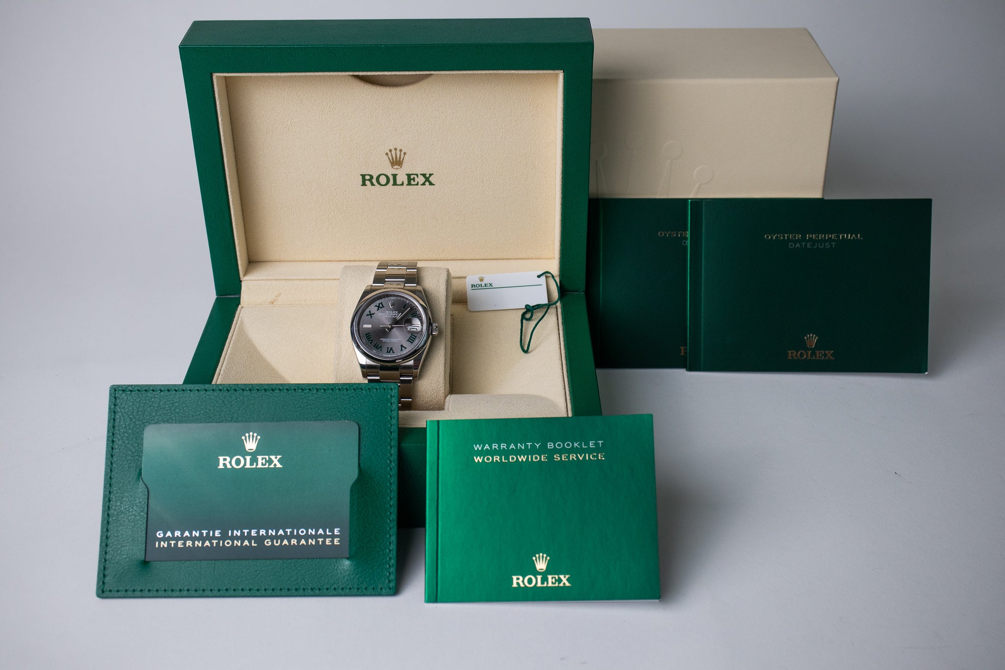 Rolex Datejust 126200 Wimbledon