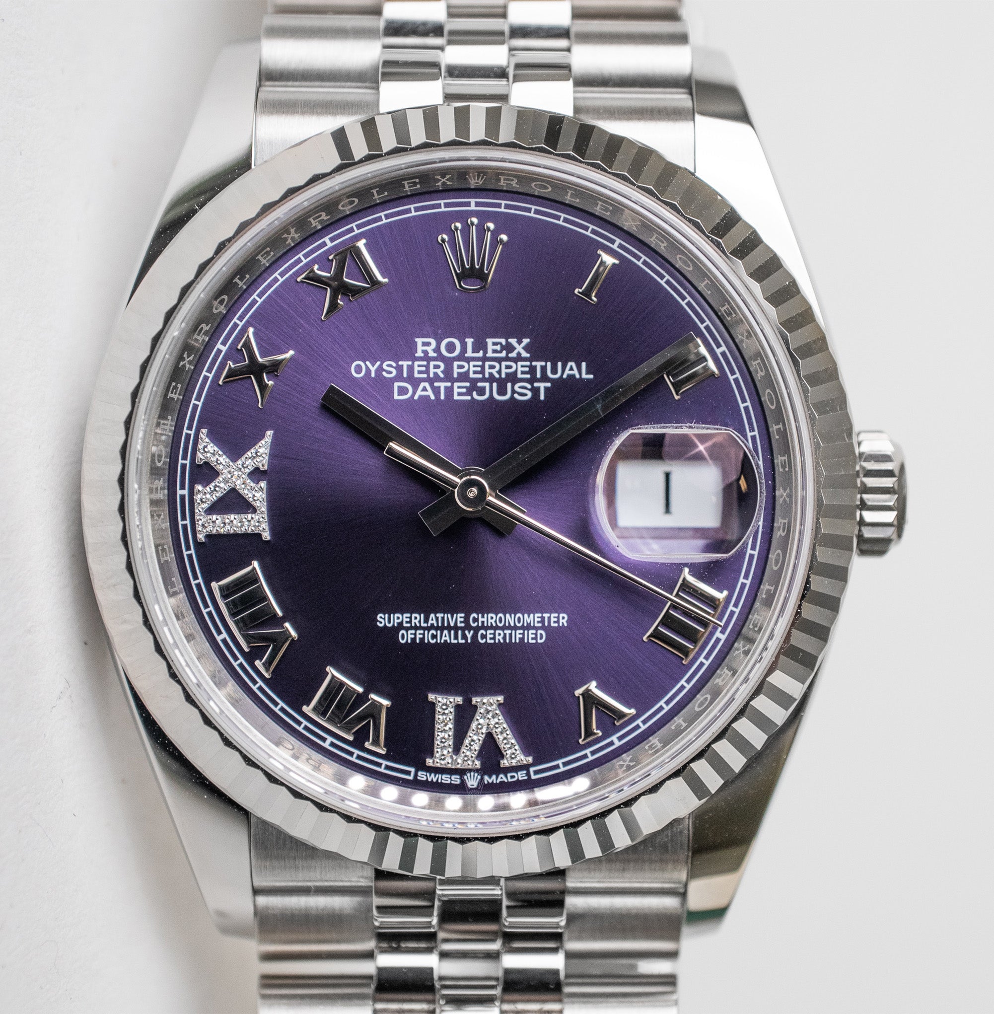 RolexDatejust126234PurpledialA