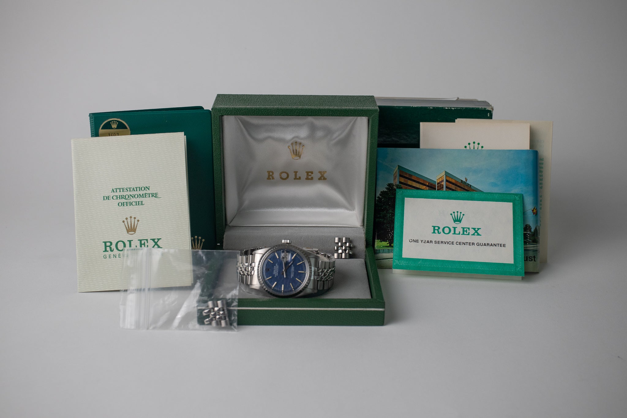 Rolex Datejust 1603 Shantung Mosaic Dial