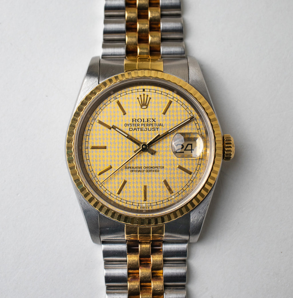 Rolex Datejust 16233 "Houndstooth"