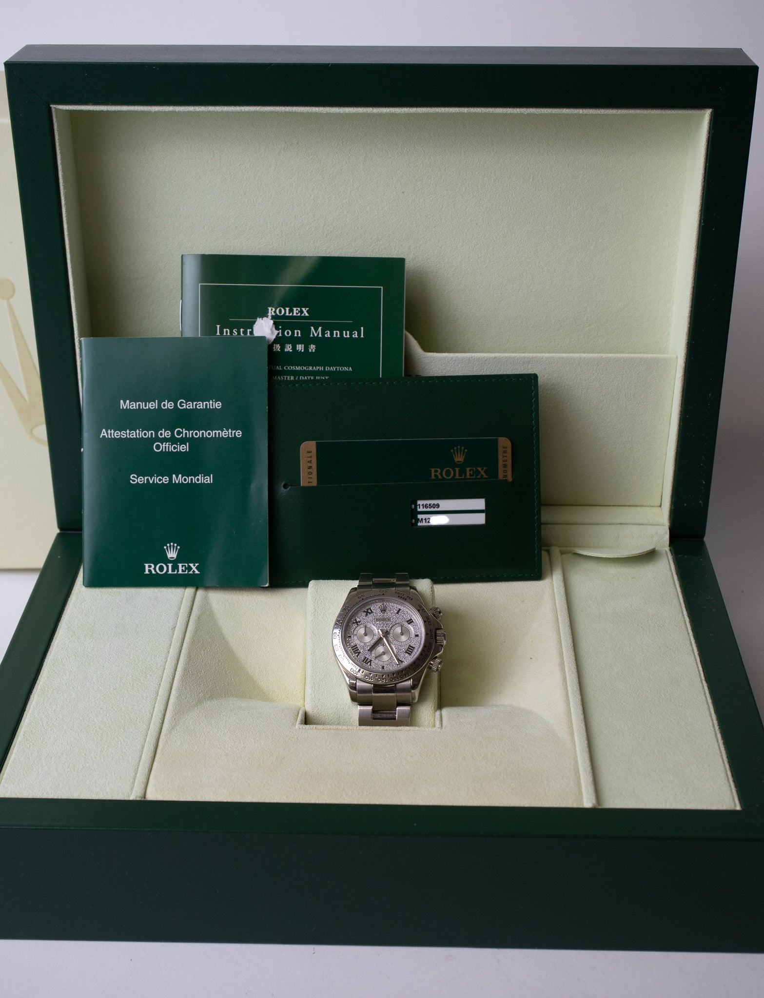 Rolex Daytona 116509 Pave Dial