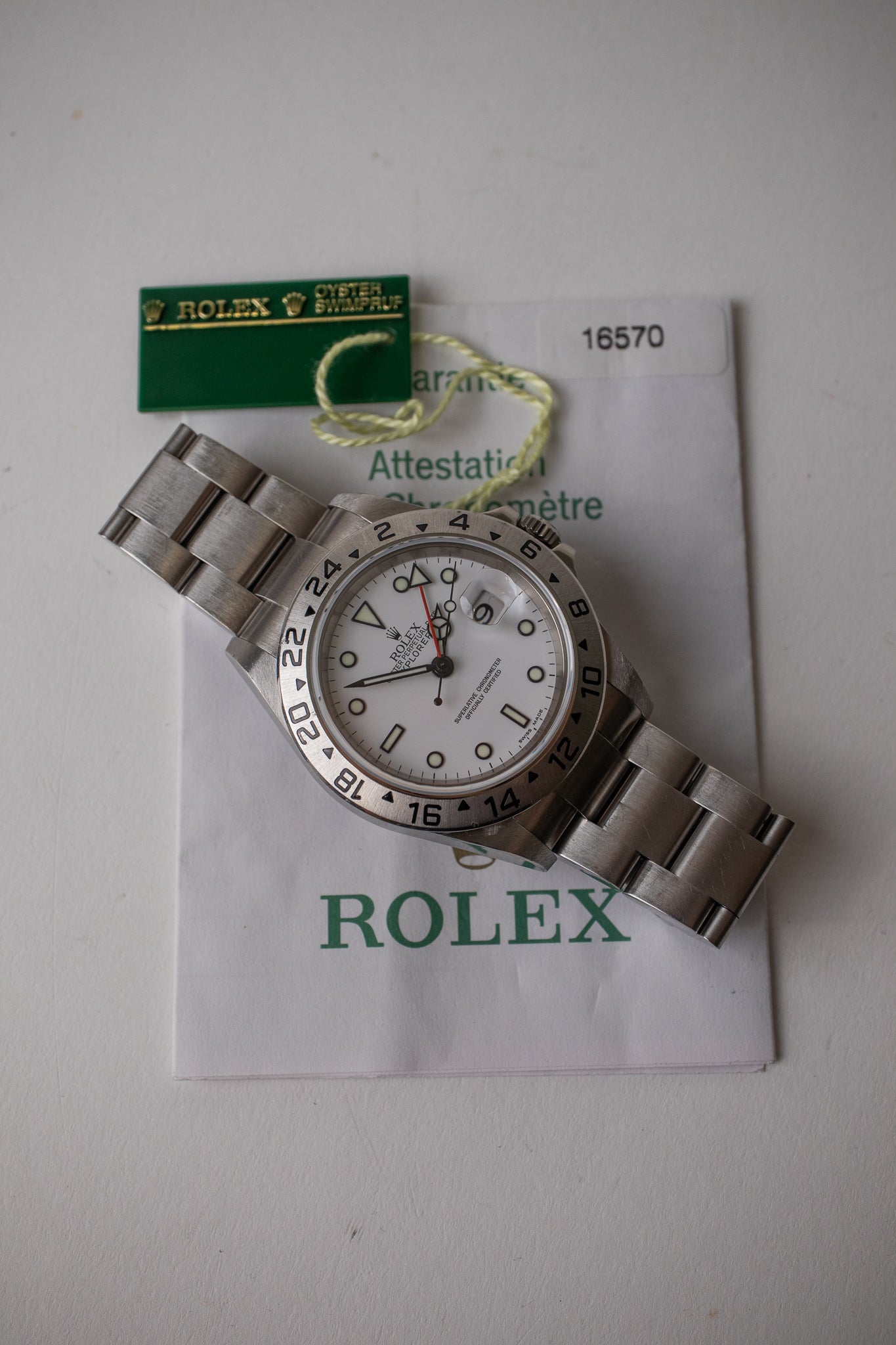 Rolex Explorer II 16570 Polar