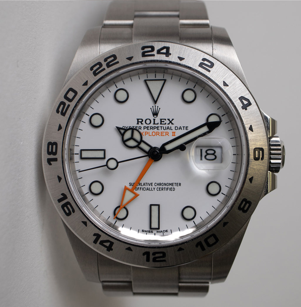 Rolex Explorer II 216570 White Dial