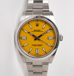 Rolex OP 41 Mustard Yellow 124300