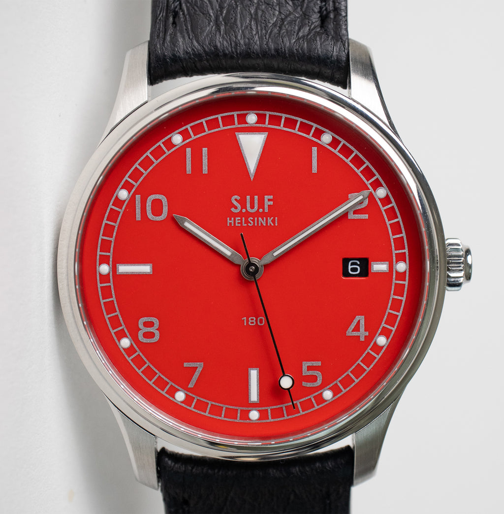 SUF Helsinki 180 Red Dial