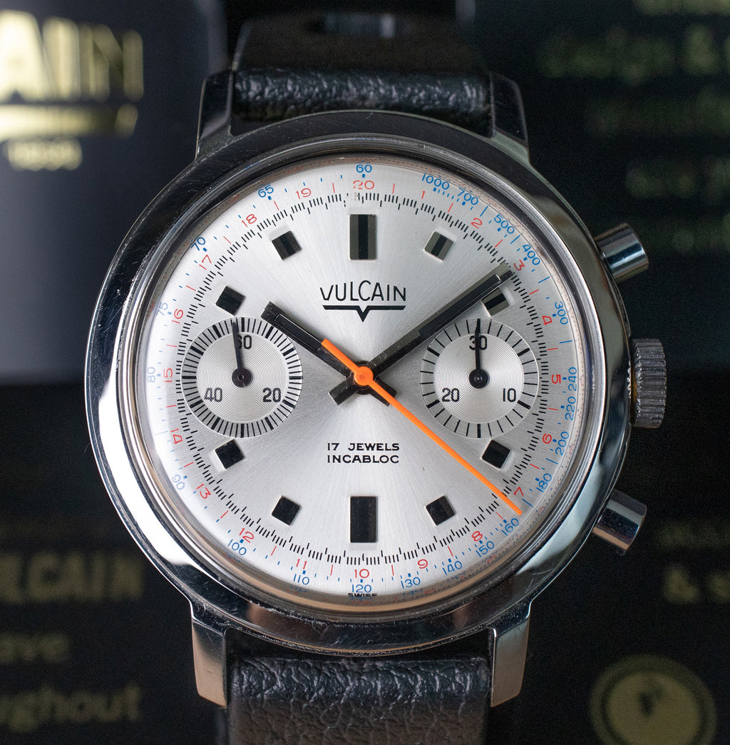 Vulcain Chronograph 1376 Box and Papers