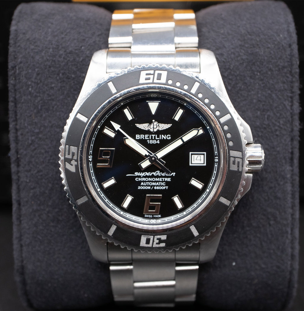 Breitling Super Ocean A17391 Black Dial