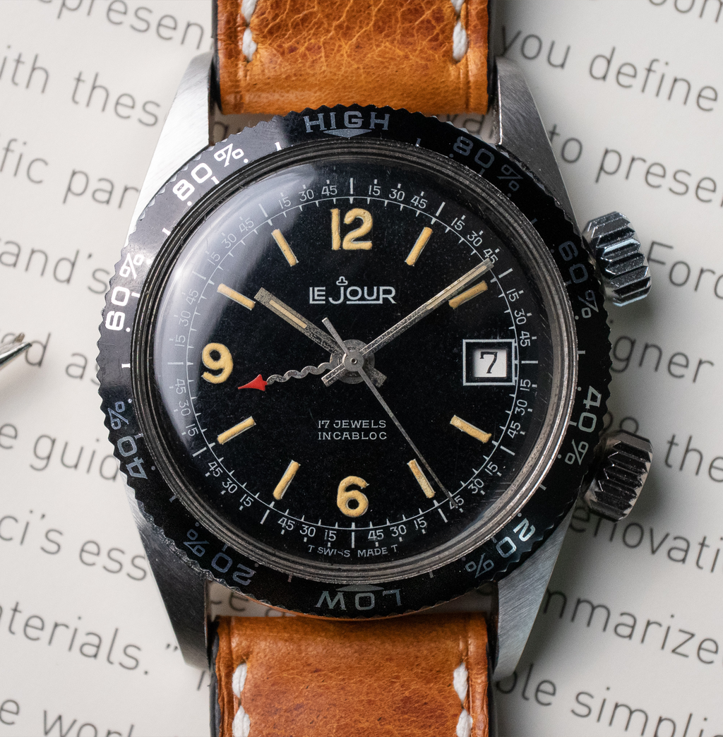 Pre-Owned: Le Jour Tide Indicator Alarm Diver