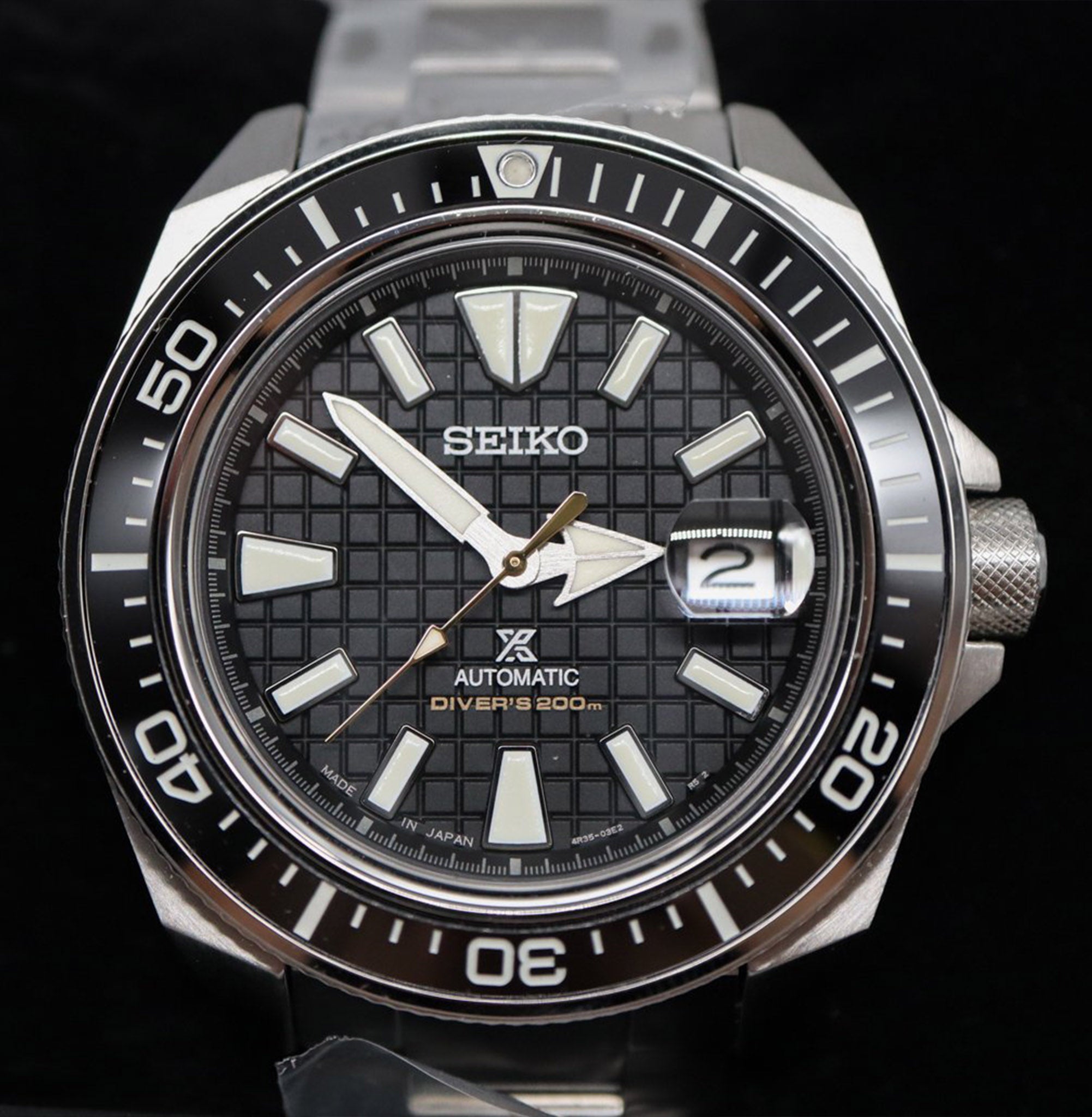 Pre Owned Seiko Prospex King Samurai 43.8 mm SS Divers Black Dial