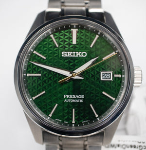 Seiko Presage Sharp-Edged Series Green Dial Men's Automatic Watch SPB169