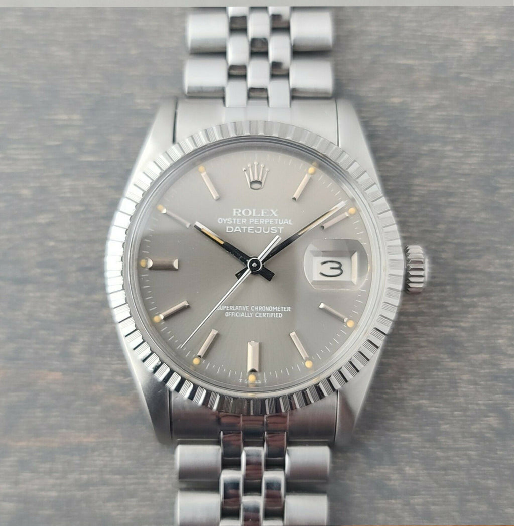 Pre-Owned Rolex Datejust 16030 Original Grey 36mm