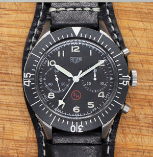Pre-Owned Heuer Bundeswehr Bund 1550 SG (3H/T)