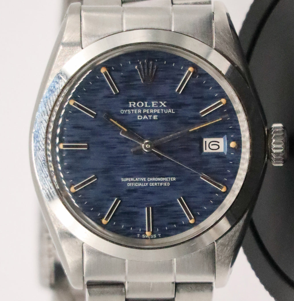 Rolex Oyster Perpetual Date 1500 Rare Shantung