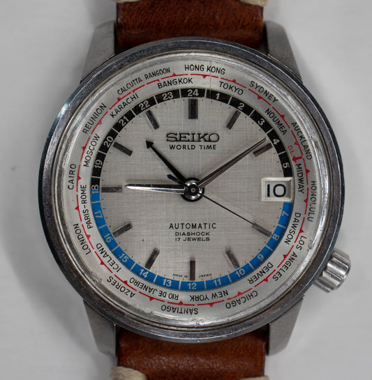 Pre-Owned Seiko 6217-7000 World Timer