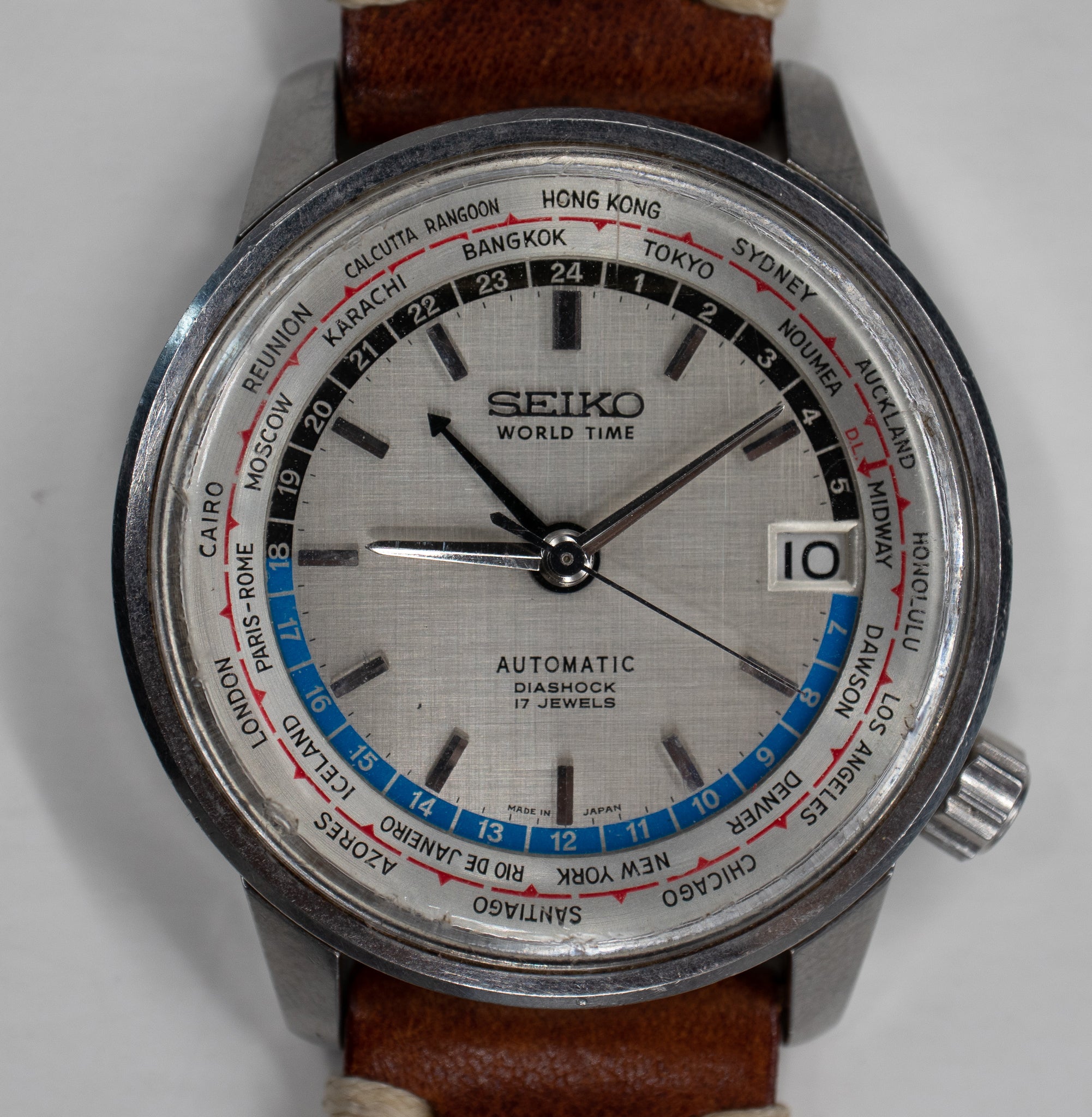 Seiko 6217 world 2025 time