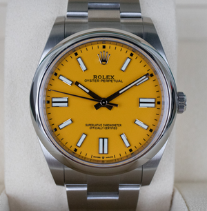 Pre-Owned: Rolex Oyster Perpetual 41 Mustard Yellow 124300