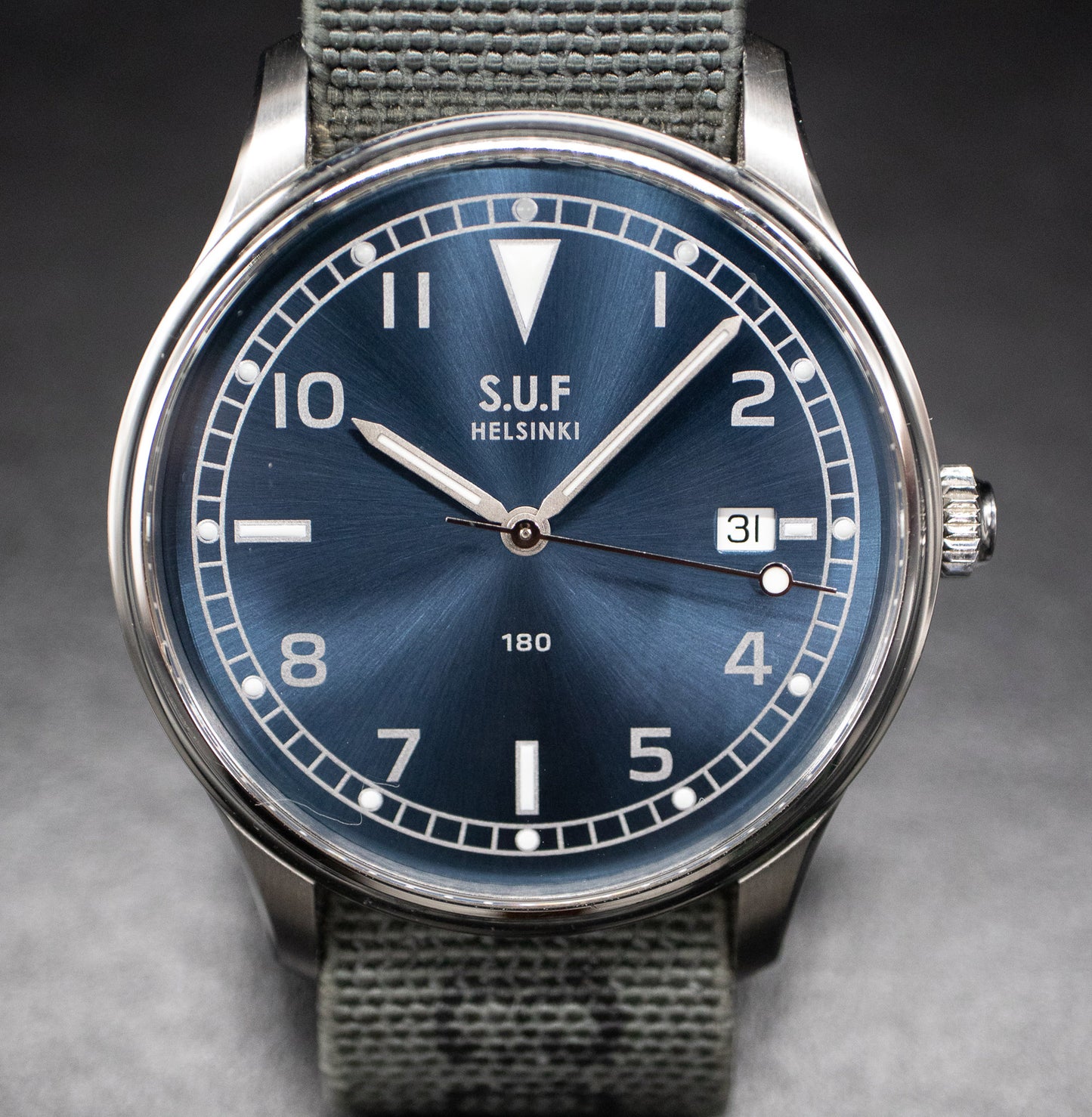 SUF Helsinki 180 Blue Dial Limited Edition 50 Pieces Men's Automatic Watch