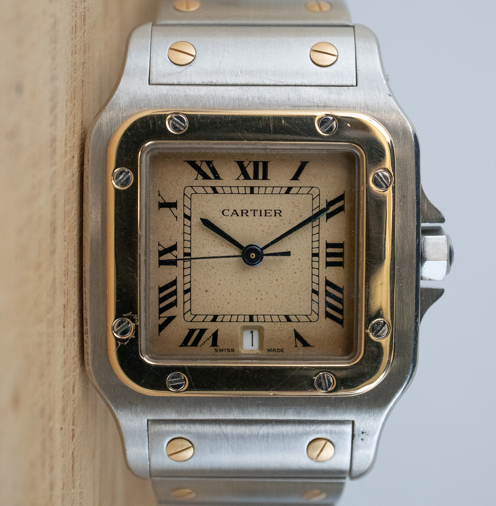 Pre-Owned: Cartier Santos Galbee 187901