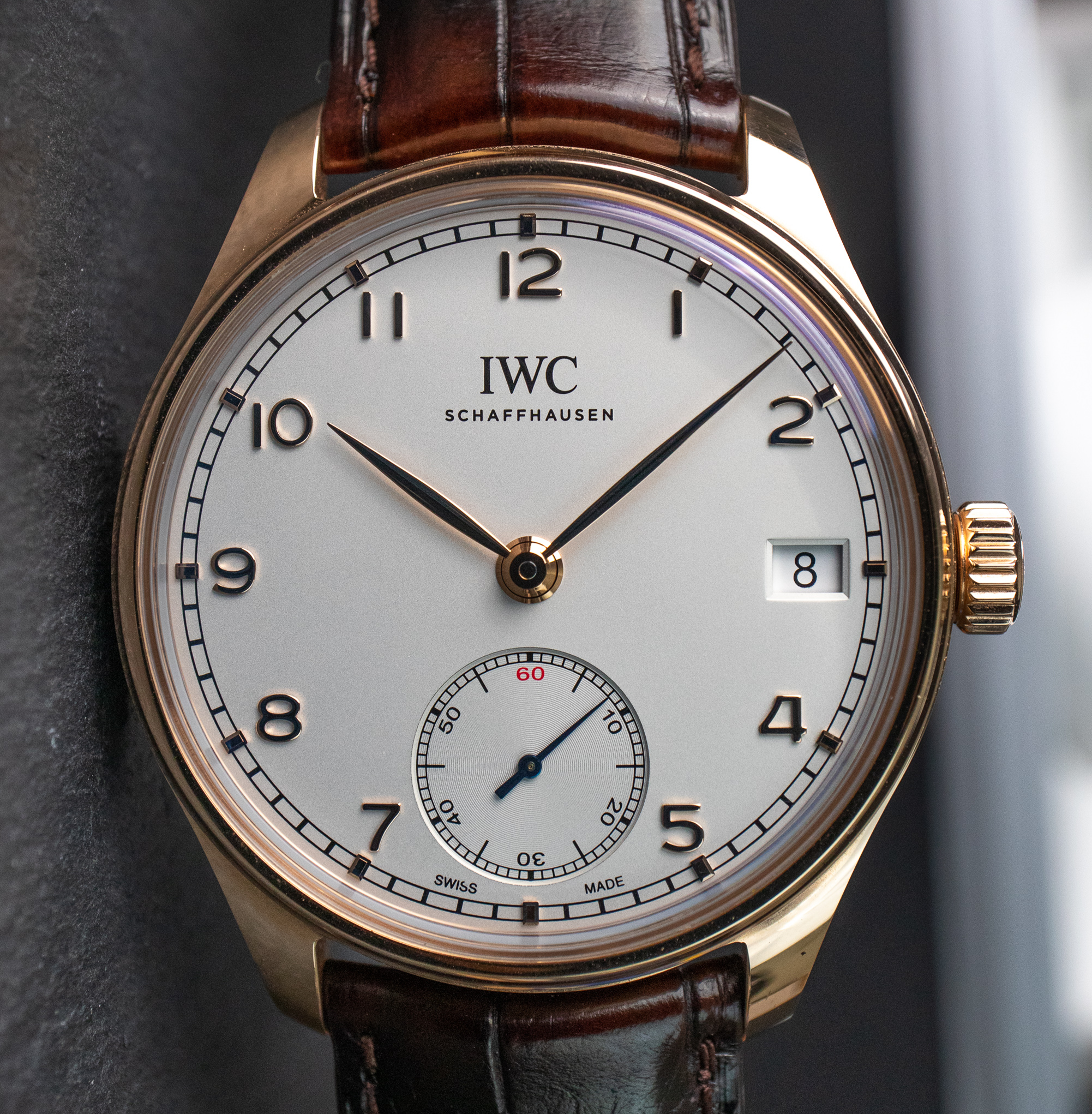 Iwc portuguese 8 days sale